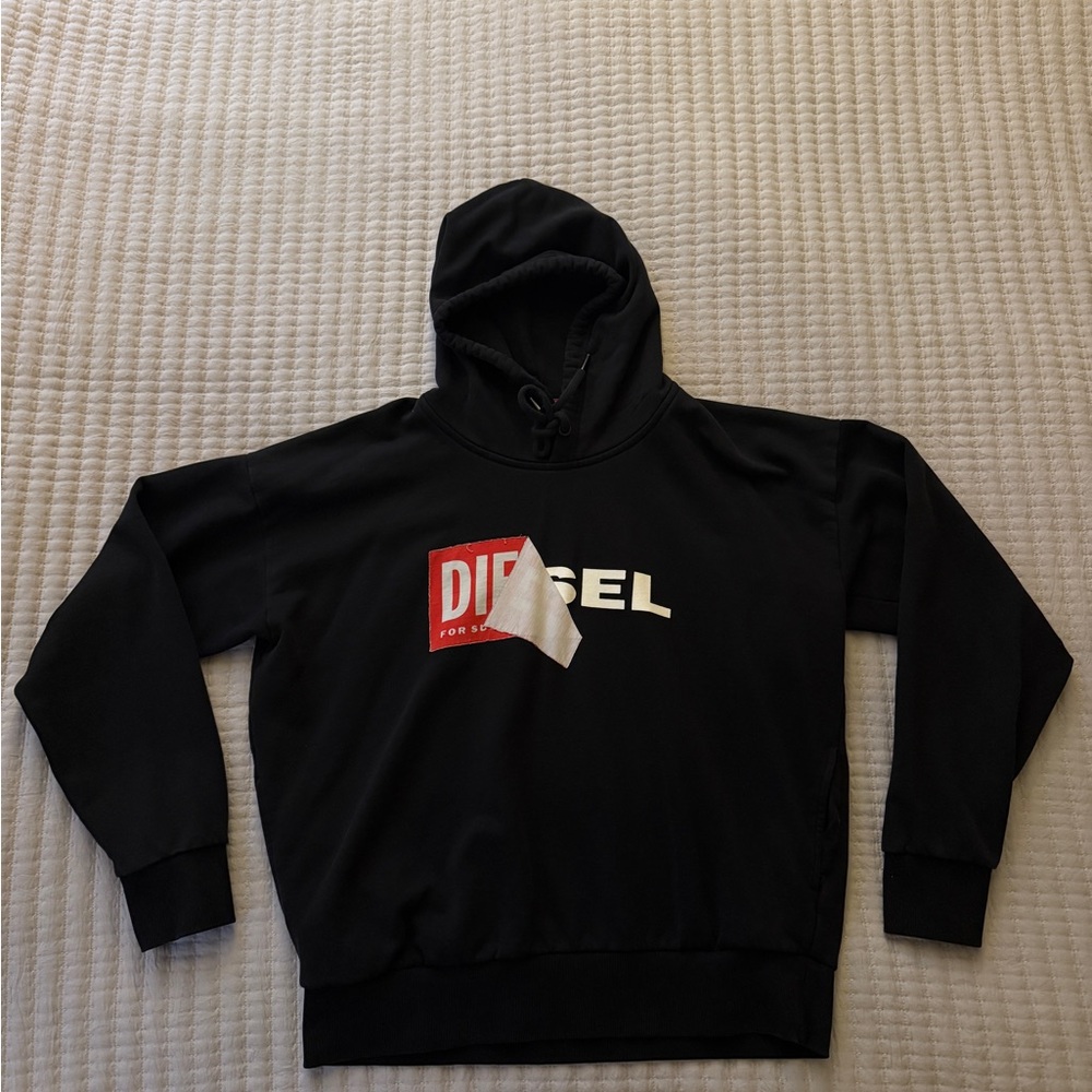 Diesel Black and Red Men's Hoodie